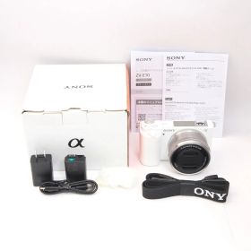 【シャッター数49回】SONY ソニー VLOGCAM ZV-E10L パワーズームレンズキット ホワイト