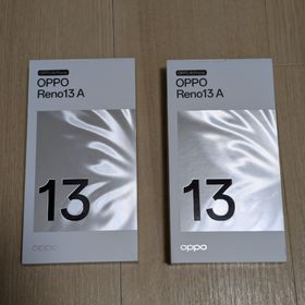 オッポ(OPPO)の「OPPO Reno13 A 8GB/128GB アイスブルー」UQ版2台(スマートフォン本体)