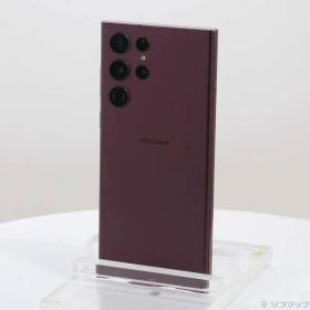 〔中古品〕 Galaxy S22 Ultra 256GB バーガンディ SC-52C docomo SIMフリー【344】