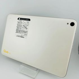 バッテリー良好 Qua tab QZ10 KYT33 32GB ホワイト SIMフリー(simロック解除済) 白ロム 中古 本体 動作確認済 【最短送料無料】G2-053