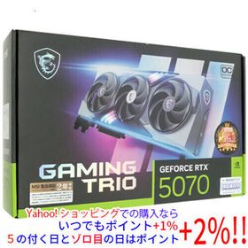 MSI製グラボ GeForce RTX 5070 12G GAMING TRIO OC PCIExp 12GB
