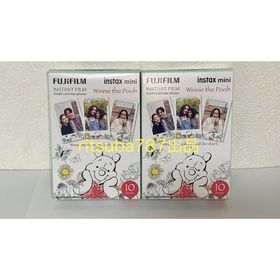 12/7まで【新品】チェキフィルム instax mini プーさん 10枚2個(フィルムカメラ)