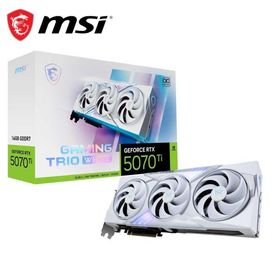 MSI｜エムエスアイ MSI GeForce RTX 5070 Ti 16G GAMING TRIO OC WHITE(ホワイト) RTX5070TI16GGATROCW 返品種別B