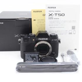 ショット数3361！■ほぼ新品■ FUJIFILM 富士フイルム ミラーレス一眼カメラ X-T50ボディ ブラック F X-T50-B ♯68006
