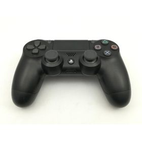 【中古】SONY ワイヤレスコントローラー(DUALSHOCK 4) CUH-ZCT2J [ジェット・ブラック]【広島】保証期間１週間【ランクB】