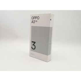 【未使用】Oppo ymobile 【SIMフリー】 OPPO A3 5G 4GB 128GB ブラック【ECセンター】保証期間３ヶ月