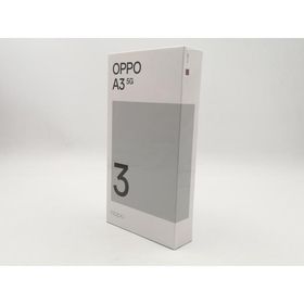 【未使用】Oppo ymobile 【SIMフリー】 OPPO A3 5G 4GB 128GB パープル【ECセンター】保証期間３ヶ月