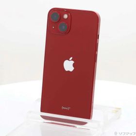 【中古】楽天モバイル iPhone13 256GB プロダクトレッド MLNL3J／A SIMフリー 【295-ud】