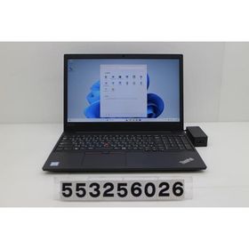 ノートパソコン Lenovo ThinkPad E590 Core i3 8145U 2.1GHz/8GB/256GB(SSD)/15.6W/FHD(1920x1080)/Win11