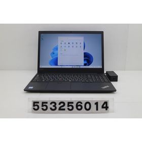 ノートパソコン Lenovo ThinkPad E590 Core i3 8145U 2.1GHz/8GB/256GB(SSD)/15.6W/FHD(1920x1080)/Win11