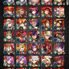 モンスト引退垢 ルシ艦隊・その他獣神祭キャラ多数