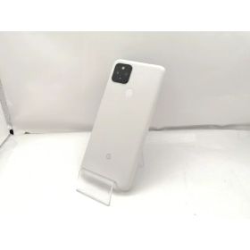 【中古】Google SoftBank 【SIMロック解除済み】 Pixel 4a (5G) Cleary White 6GB 128GB G025H【川越クレアモール】保証期間1ヶ月【ランクC】