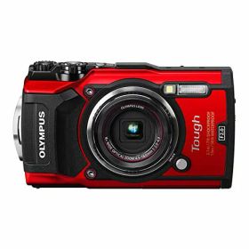 【中古】OLYMPUSコンパクトデジカメ *TG-6RD レッド