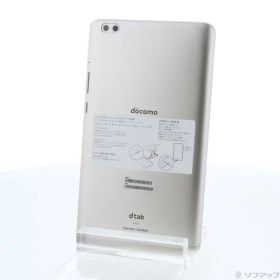 【中古】HUAWEI(ファーウェイ) dtab Compact 32GB シルバー d-02K docomo 【262-ud】