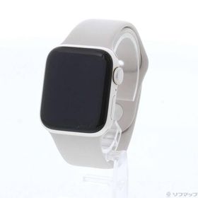 〔中古〕Apple(アップル) Apple Watch SE 第2世代 GPS 40mm スターライトアルミニウムケース スターライトスポーツバンド〔344-ud〕