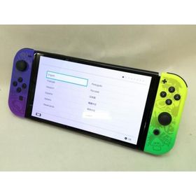 【中古】Nintendo Switch 本体 (有機ELモデル) HEG-S-KCAAA スプラトゥーン3エディション【秋葉5号】保証期間１ヶ月【ランクA】