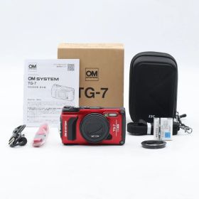 OM SYSTEM/オリンパス Tough TG-7 ﾚｯﾄﾞ【中古】