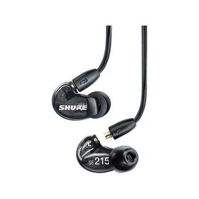 SHURE SE215-K-A 高遮音性 イヤホン/トランスルーセントブラック イヤフォン イヤーバッズ