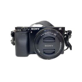 SONY◆デジタル一眼カメラ α6000 ILCE-6000L パワーズームレンズキット [ブラック]