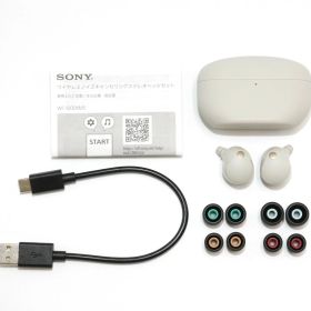 [中古] ソニー ワイヤレスノイズキャンセリングステレオヘッドセット WF-1000XM5-SC wf-1000xm5-sc プラチナシルバー[可(C)]