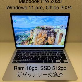 美品 Macbook Pro 2020 13インチ windows 11 pro