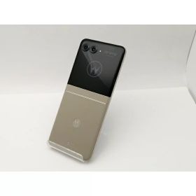 【中古】MOTOROLA 国内版 【SIMフリー】 motorola razr 50 サンドクリーム 12GB 512GB【三宮センター】保証期間1ヶ月【ランクB】
