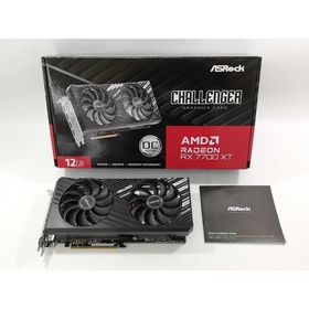 【中古】ASRock Radeon RX 7700 XT Challenger 12GB OC RX7700XT/12GB(GDDR6)【大阪本店】保証期間１週間