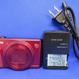 中古 SX720 Canon PowerShot SX720HS 光学40倍 2030万画素 WI-FI 手振補正 動画FullHD デジカメ コンデジ 赤1