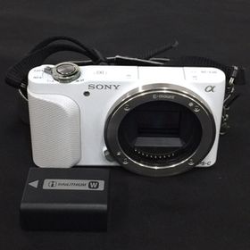 SONY NEX-3N ホワイト ソニー ミラーレス一眼 デジタルカメラ ボディ シャッター回数9,750回弱 動作確認済み