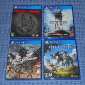 PS4ソフト4本 EARTH DEFENSE FORCE:IRON RAIN Horizon Zero Dawn EVOLVE(エボルブ) STAR WARS BATTLEFRONT(スターウォーズ バトルフロント)