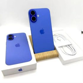 [Sランク]SIMフリー iPhone 16 128GB ウルトラマリン スマホ本体 電池100％