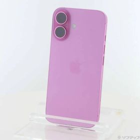 〔中古品〕 iPhone16 128GB ピンク MYDT3J／A SIMフリー【258】