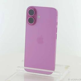〔中古品〕 iPhone16 128GB ピンク MYDT3J／A SIMフリー【352】