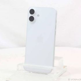 〔中古品〕 iPhone16 Plus 128GB ホワイト MXVC3J／A SIMフリー【276】