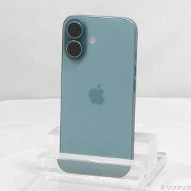 〔中古品〕 iPhone16 256GB ティール MYE13J／A SIMフリー【262】