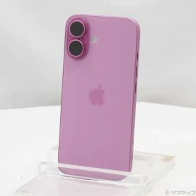 〔中古品〕 iPhone16 256GB ピンク MYDY3J／A SIMフリー【198】