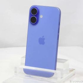 〔中古品〕 iPhone16 256GB ウルトラマリン MYE03J／A SIMフリー【344】