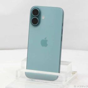 〔中古品〕 iPhone16 256GB ティール MYE13J／A SIMフリー【262】