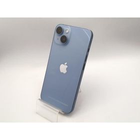【中古】Apple au 【SIMフリー】 iPhone 14 512GB ブルー MPXM3J/A【秋葉5号】保証期間１ヶ月【ランクA】