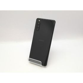 【中古】SONY au 【SIMロック解除済み】 Xperia 10 II ブラック 4GB 64GB SOV43【吉祥寺】保証期間１週間【ランクB】