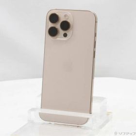 〔中古品〕 iPhone16 Pro Max 256GB デザートチタニウム MYWJ3J／A SIMフリー【349】