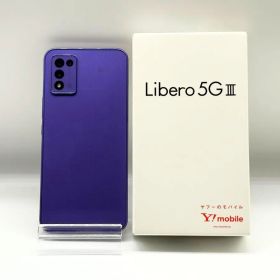 Libero 5G III Aランク Y'mobile ZTE スマートフォン 64GB パープル SIMロック解除済み