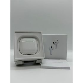 アップル(Apple)の「ほぼ新品」アップル(Apple) AirPods 4 MXP93J/A アクティブノイズキャンセリング搭載 メーカー保証あり2026/11/28(ヘッドフォン/イヤフォン)