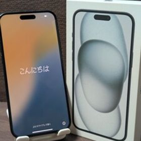 美品 アップルストア国内版 SIMフリー iPhone 15 Plus 256GB ブラック 残債無し ネットワーク制限無し バッテリー新品 最大容量100%