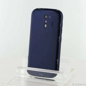〔中古品〕 らくらくスマートフォン 32GB ネイビー F-42A docomoロック解除SIMフリー【262】