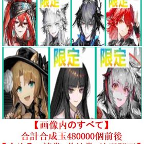 【画像内のすべて】+合計合成玉480000個【含める10連券+純正源石】 | アークナイツのアカウントデータ、RMTの販売・買取一覧