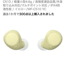 SONYワイヤレスイヤホンWF-C510