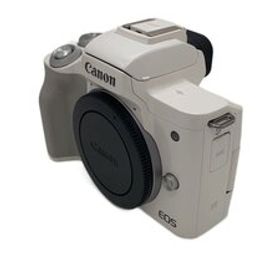 CANON◆デジタル一眼カメラ EOS Kiss M ダブルレンズキット [ホワイト]