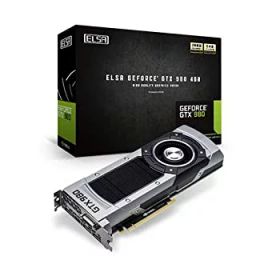 【中古】ELSA GEFORCE GTX 980 4GB グラフィックスボード VD5523 GD980-4GERX
