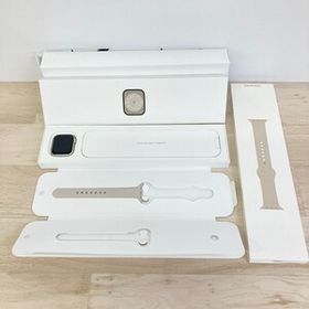 美品 Apple Watch 本体 Series 8 GPSモデル 41mm MNP63J/A モデルA2770 スターライトアルミニウムケース アップルウォッチ[OH00752]